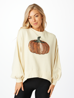 The Pumpkin Sequin Pullover