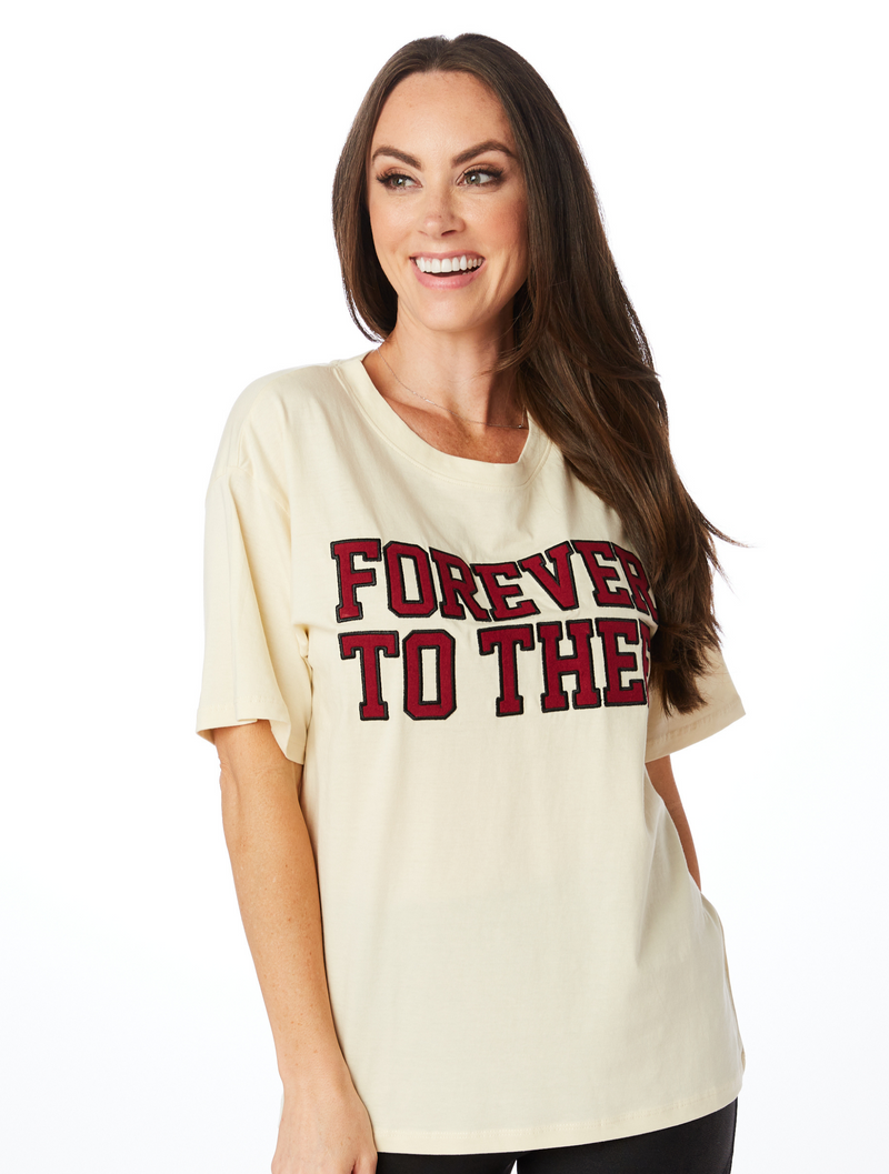The Forever to Thee Varsity Boyfriend Tee