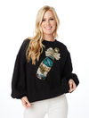 The Champagne Sequin Pullover