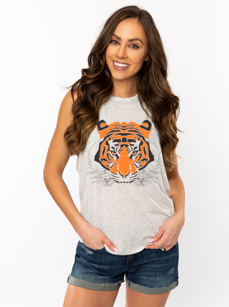The Tiger Head Muscle Tank