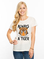 The Always a Tiger Distressed Tee