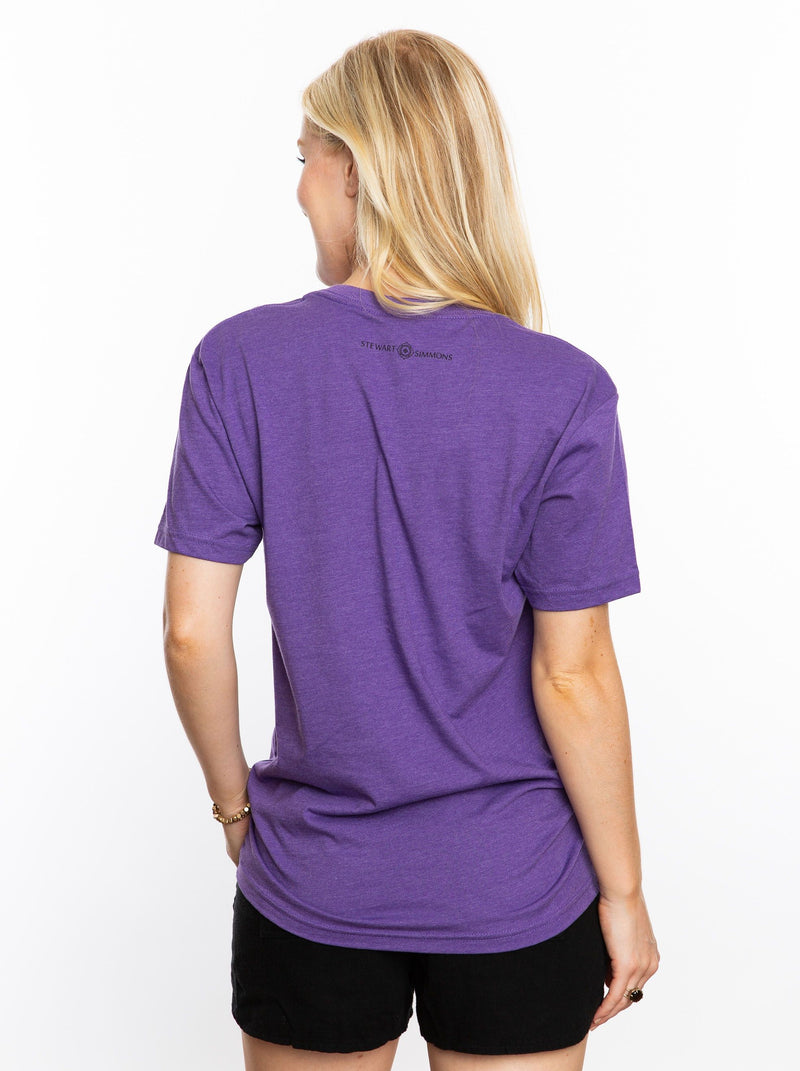 The Tiger Head V-Neck | Purple