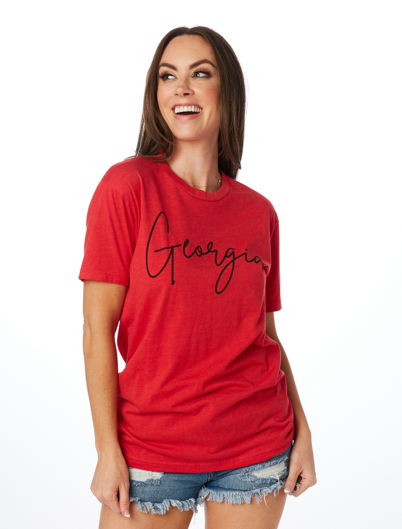 The Georgia Script Unisex Tee