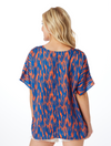 The Blue + Orange Oversized Blouse
