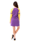 Varsity Dress | Purple + Gold