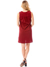 Garnet + Black | Shift Dress