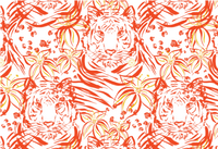 The Tiger Crew Dress | Orange