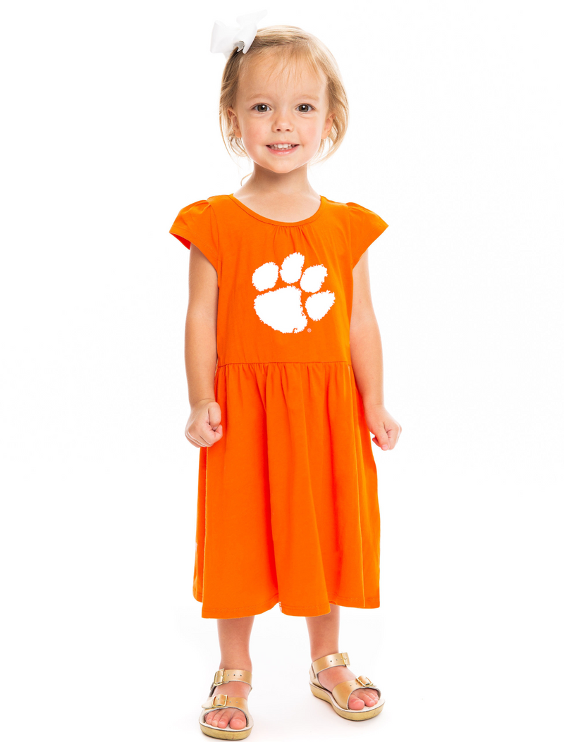 The Clemson Girls Fit-N-Flare Dress