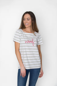 Woof | Striped Tee