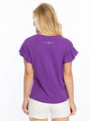 Geaux | Ruffle Sleeve Shirt