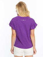 Geaux | Ruffle Sleeve Shirt