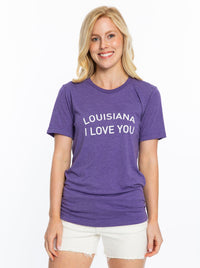 Louisiana I Love You | Crew Tee