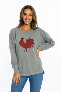 Oversized Long Sleeve | Rooster