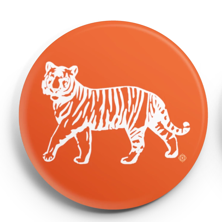 Tiger | Orange Button