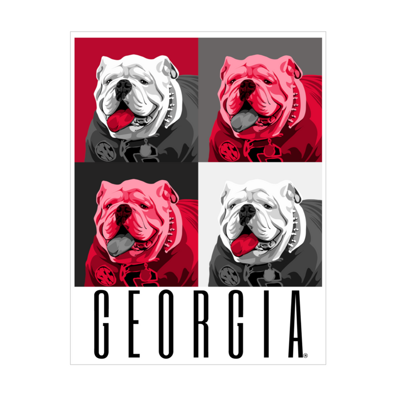 Georgia Pop Art Sticker
